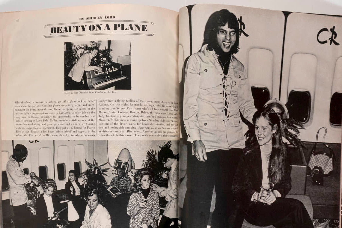 Marisa Berenson HALSTON Elsa Peretti HIRO Harper's Bazaar magazine May 1972 vtg (Copy)
