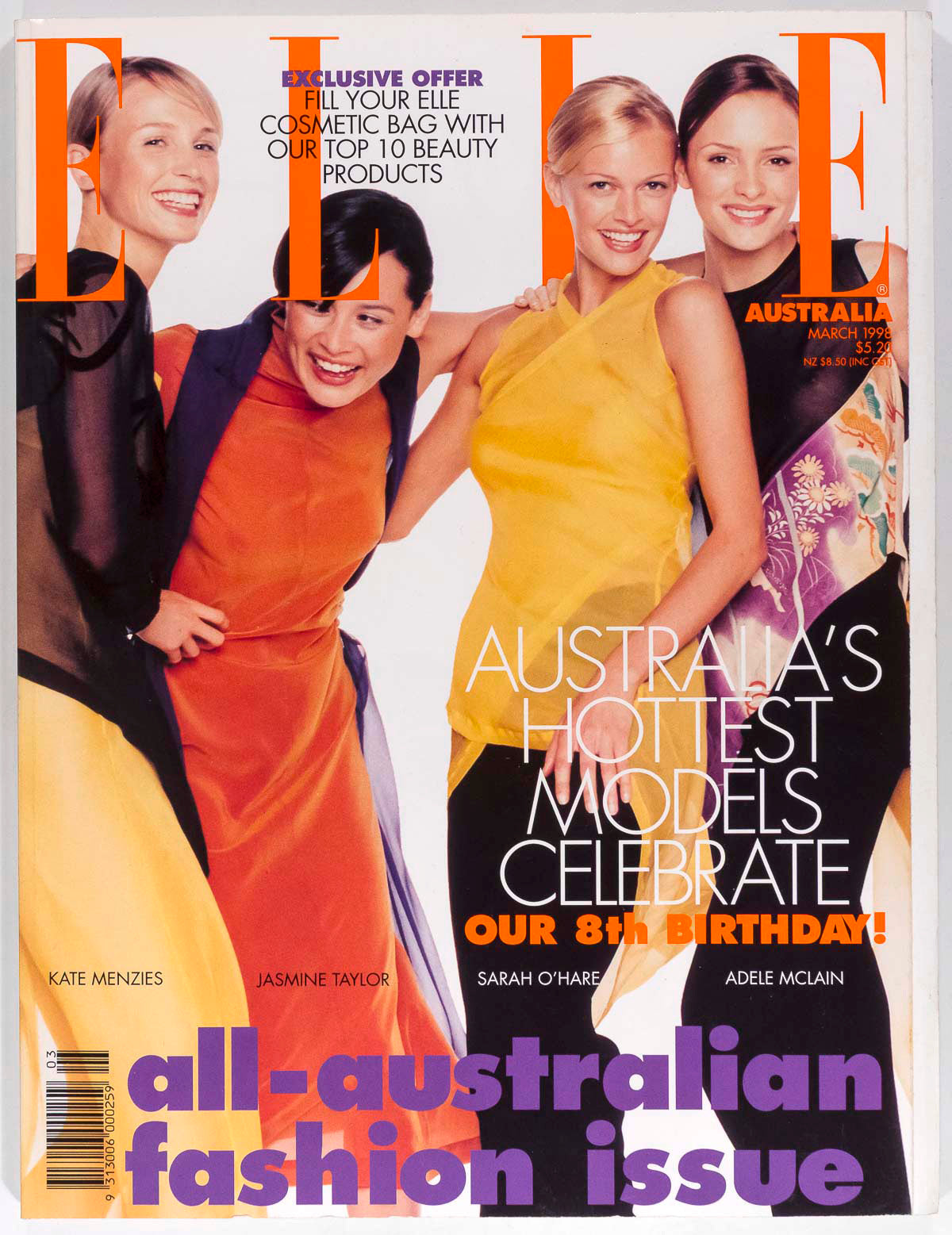 Sarah OHare ADELE McLAIN Kate Menzies JASMINE TAYLOR ELLE magazine AUS