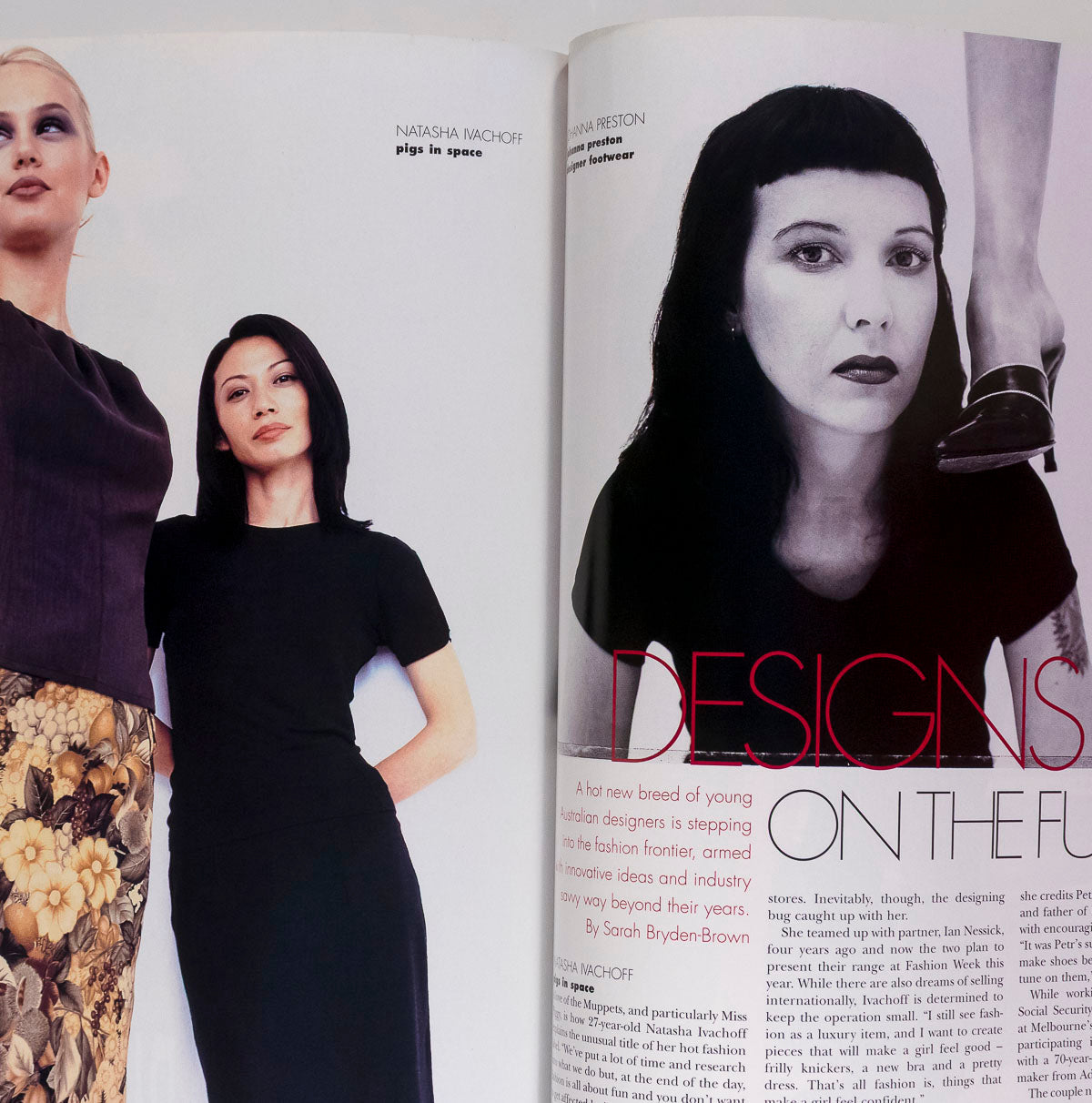 Sarah OHare ADELE McLAIN Kate Menzies JASMINE TAYLOR ELLE magazine AUS