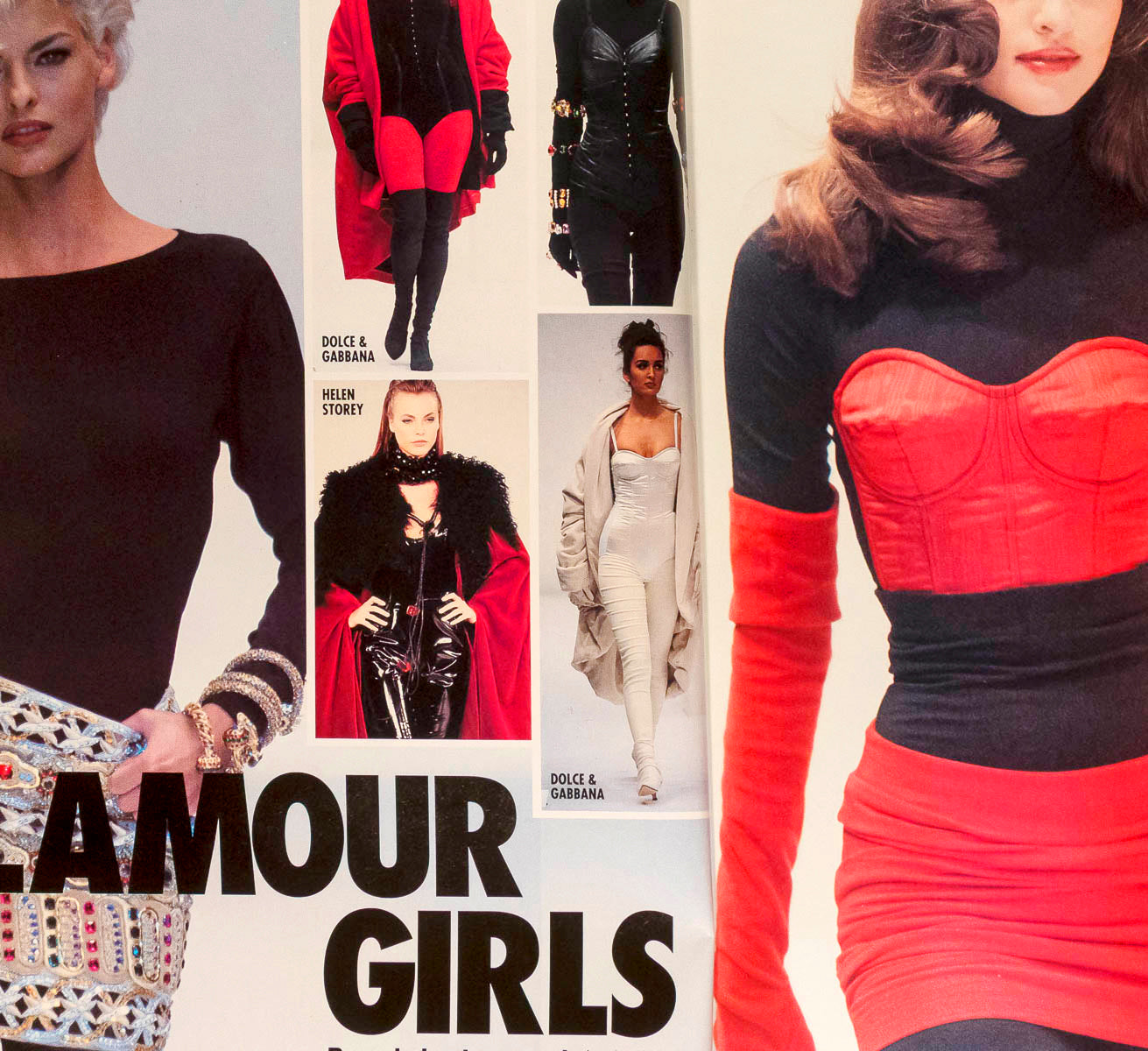 Naomi Campbell CINDY CRAWFORD AW 1991 COLLECTIONS Marie Claire SISLEY
