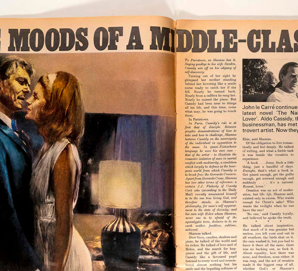 JOHN LE CARRE Pt 2 GEORGE STUBBS Observer magazine 1971 September 26th