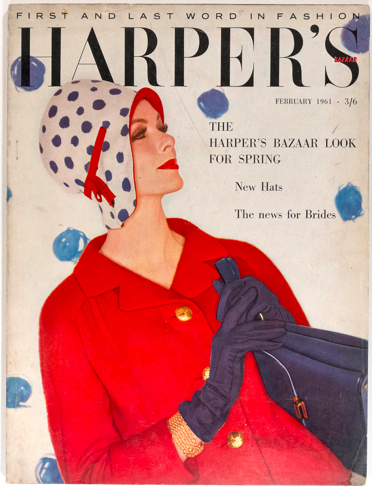 Eileen Dickson BRIGHTON Barton HARPER'S BAZAAR magazine February 1961