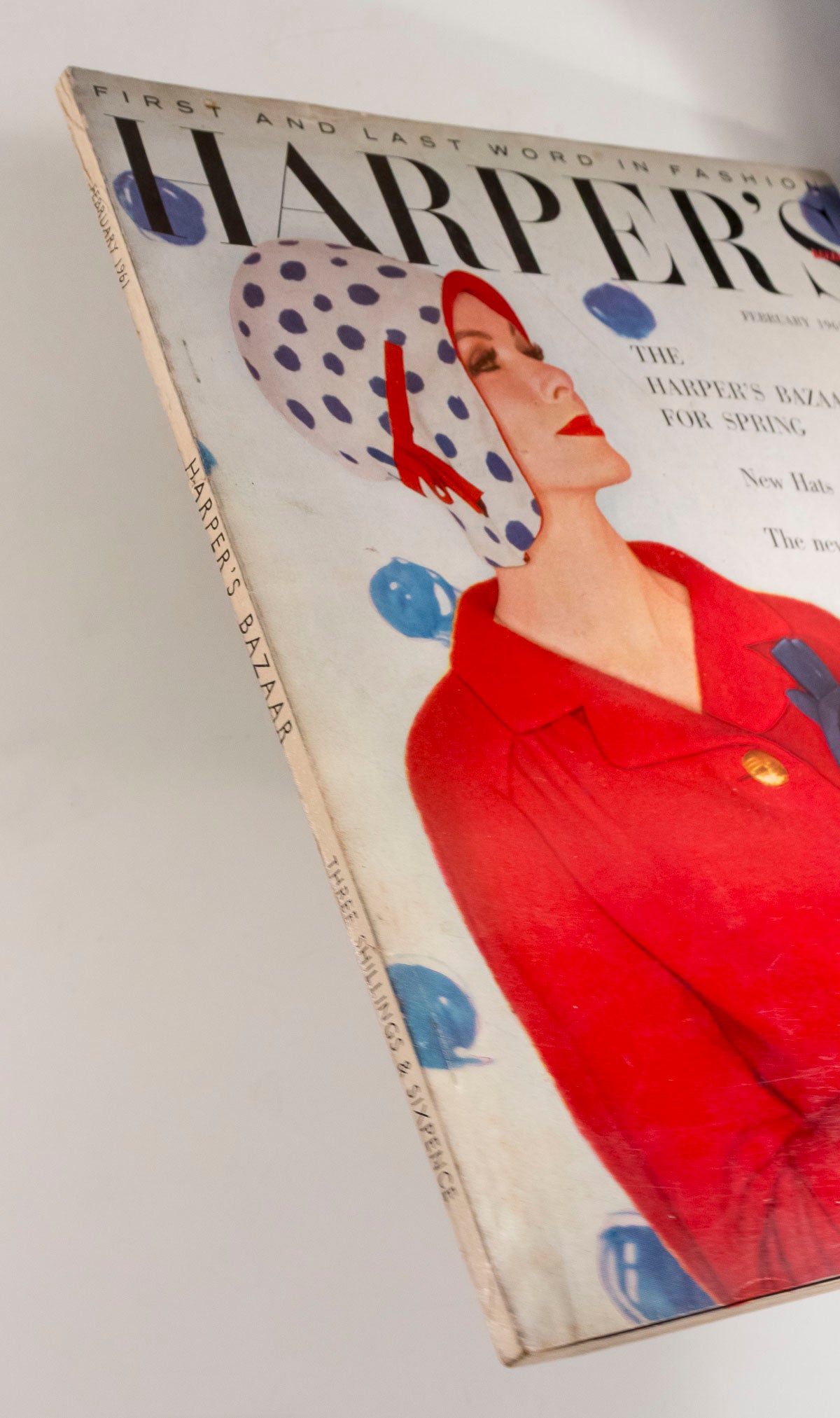 Eileen Dickson BRIGHTON Barton HARPER'S BAZAAR magazine February 1961