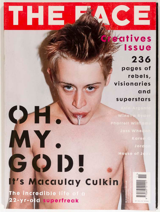 Macaulay Culkin ANNE V Jamie Bochert JUSTIN TIMBERLAKE THE FACE November 2002
