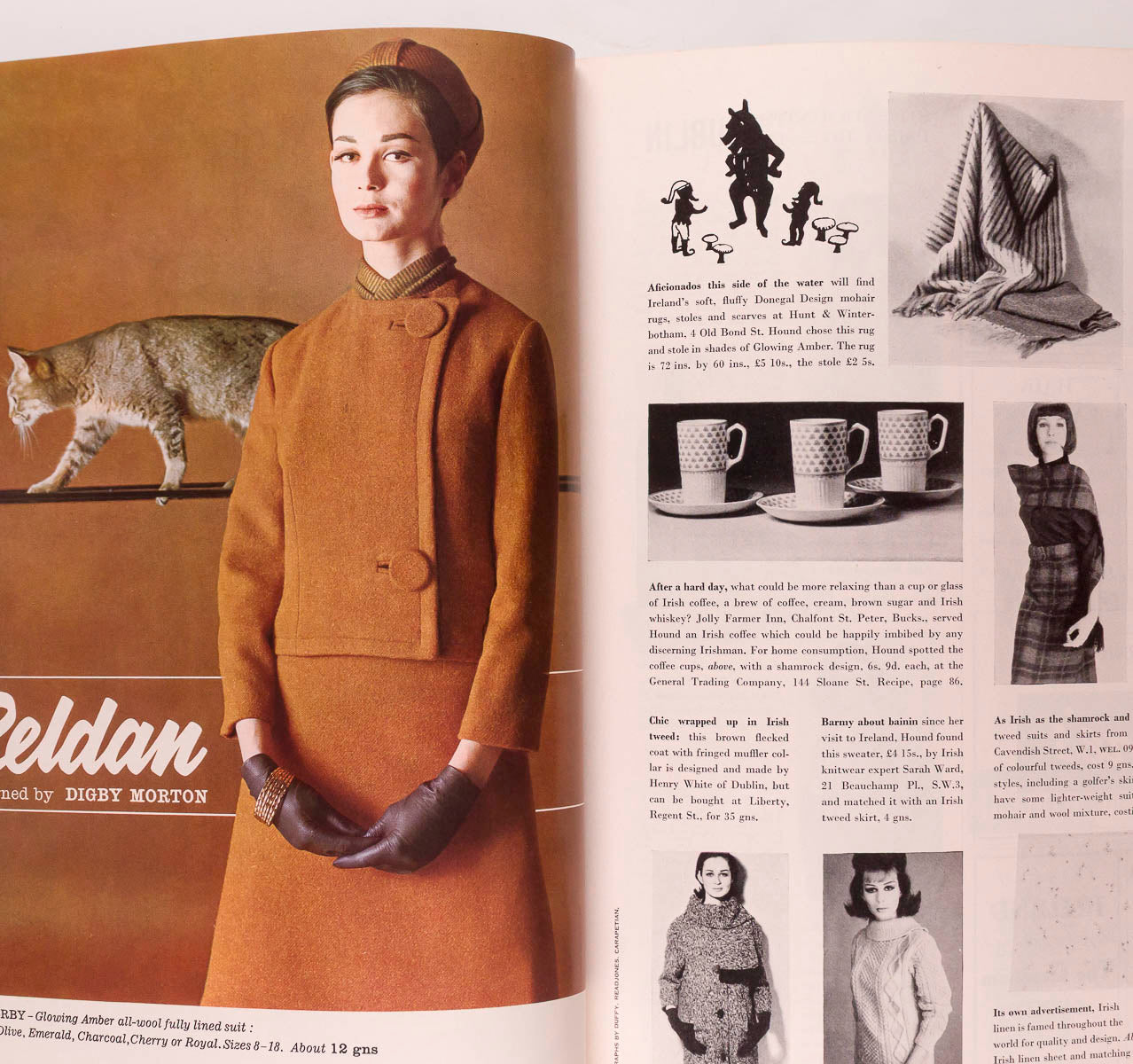 Grace Coddington AMBER Helmut Newton LEONIDE MASSINE VOGUE August 1962