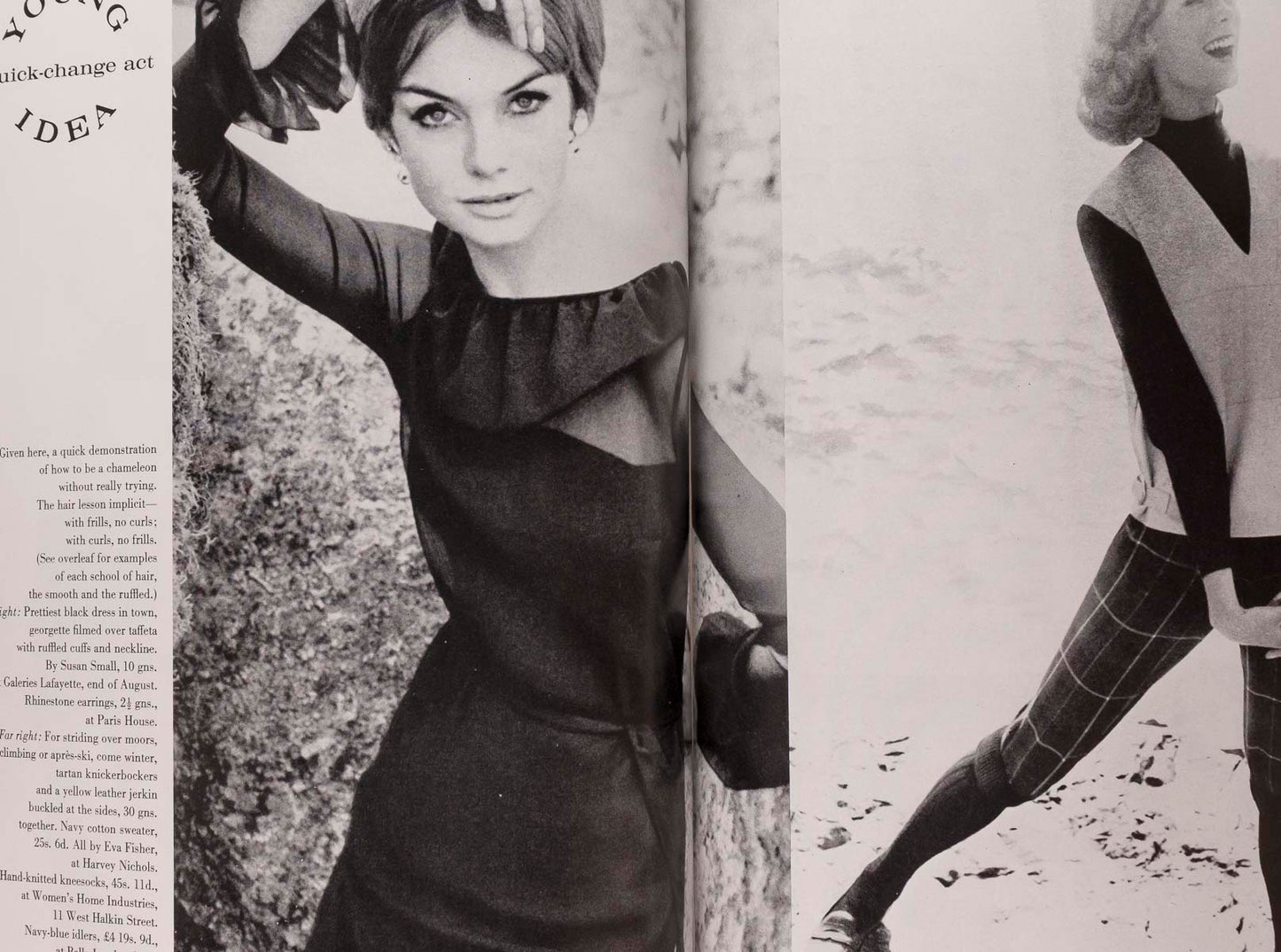 Grace Coddington AMBER Helmut Newton LEONIDE MASSINE VOGUE August 1962