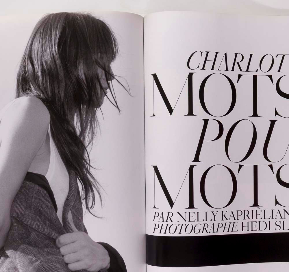 CHARLOTTE GAINSBOURG guest editor PARIS VOGUE December 2007 Craig McDean FRANCE