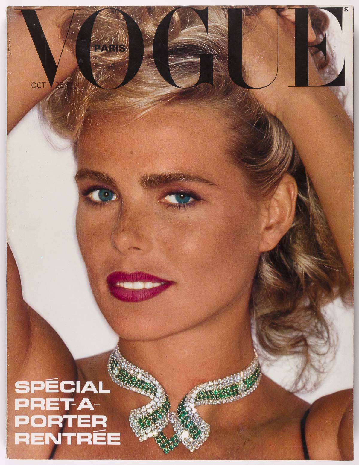 Margaux Hemingway HELMUT NEWTON Big Nude PARIS VOGUE October 1980