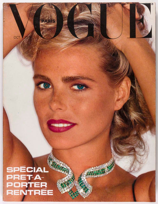 Margaux Hemingway HELMUT NEWTON Big Nude PARIS VOGUE October 1980