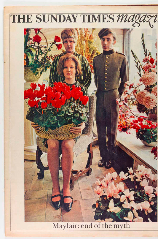 Fleur Cowles 60's MAYFAIR David Montgomery SUNDAY TIMES magazine