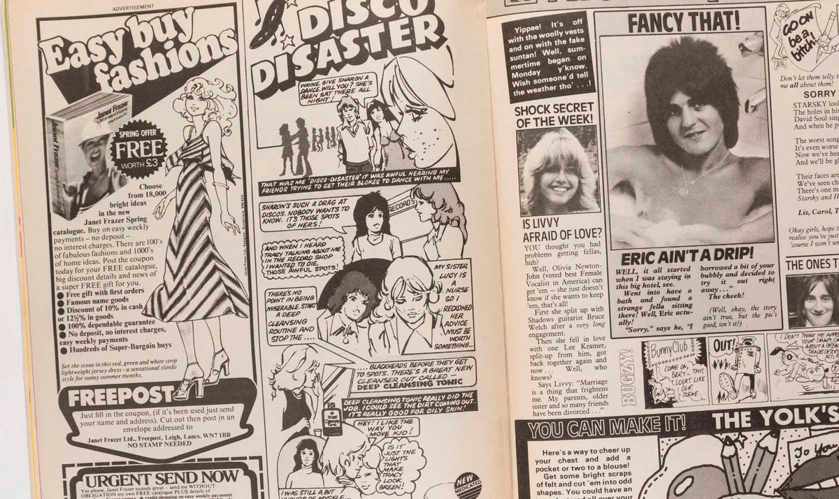 Paul Michael Glaser CHILD Steve Harley LESLIE ASH Oh Boy magazine March 26 1977