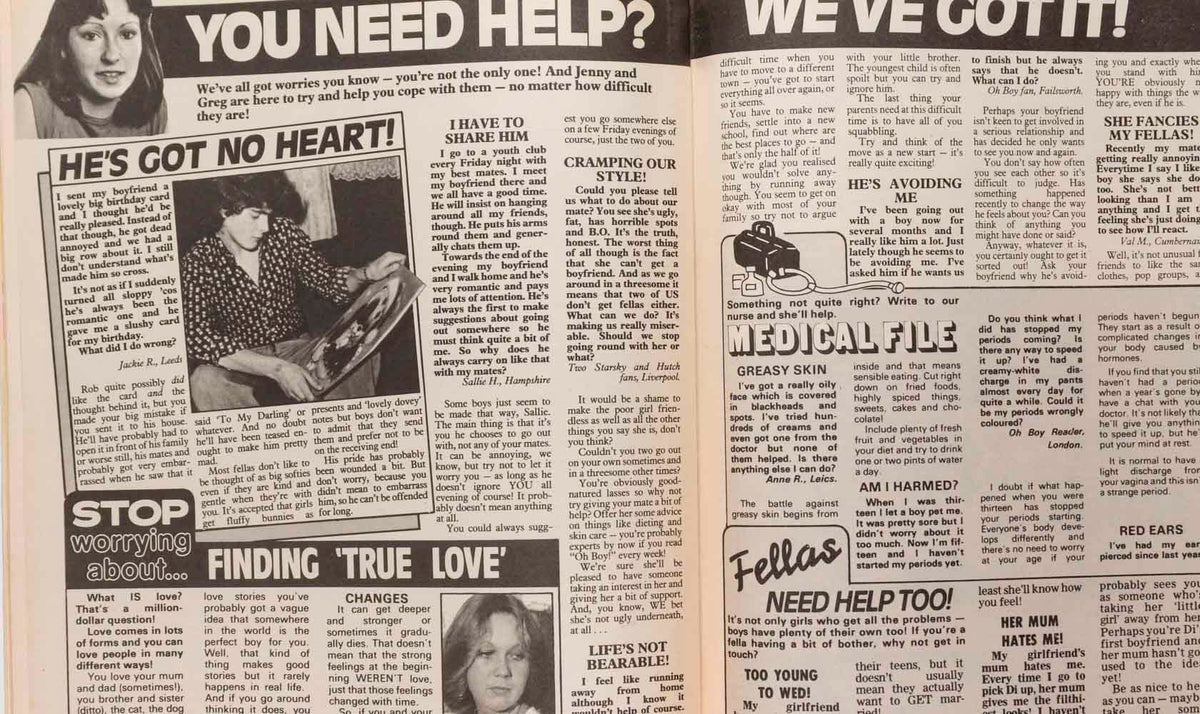 Paul Michael Glaser CHILD Steve Harley LESLIE ASH Oh Boy magazine March 26 1977