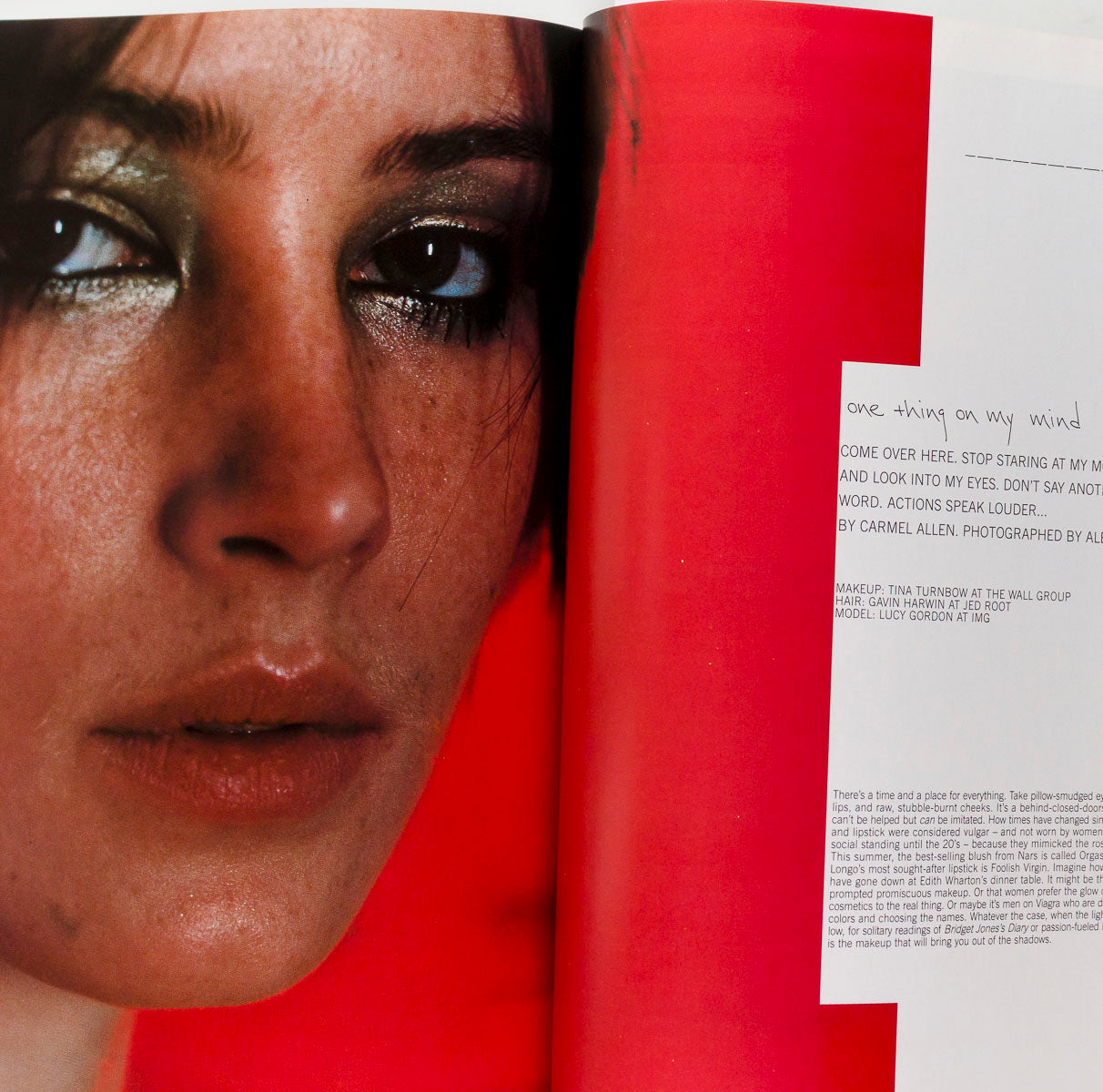 STELLA TENNANT Ashton Kutcher ELLIOTT SMITH NYLON magazine May 2000