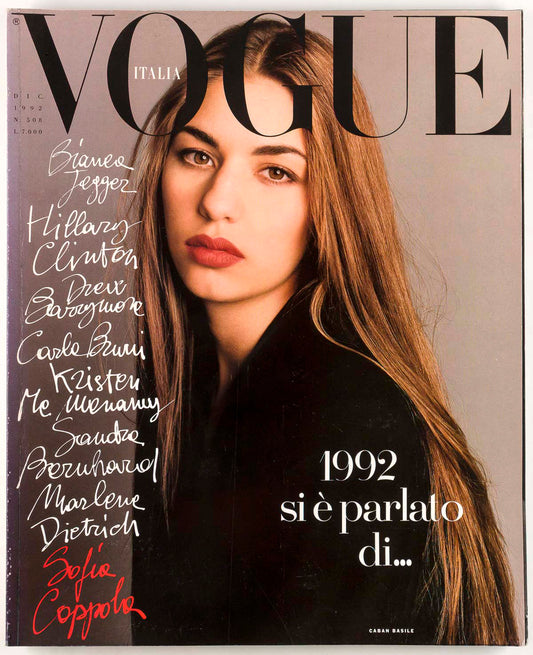 Sofia Coppola CHRISTY TURLINGTON Meghan Douglas Vogue Italia December 1992