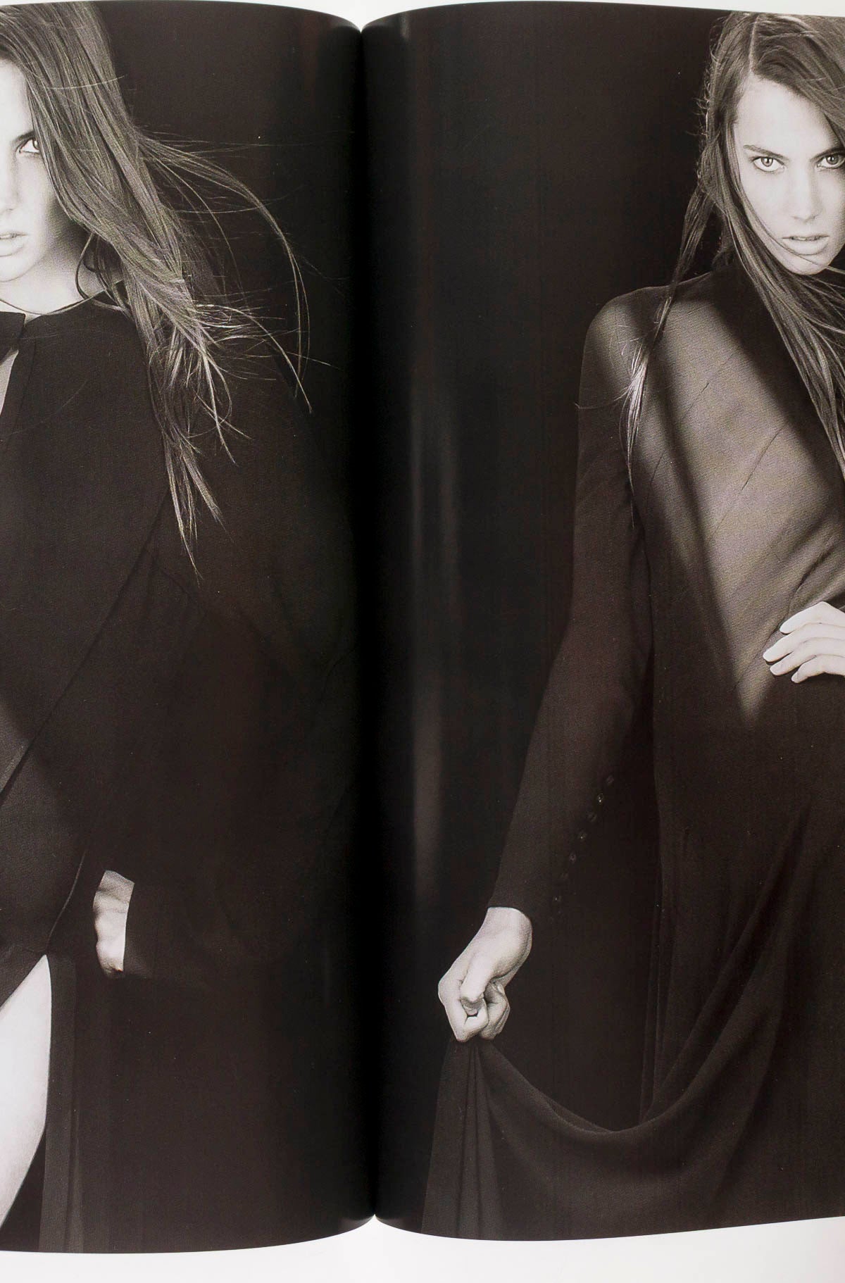 JESSICA MILLER Calvin Klein VANINA SORRENTI L'Officiel magazine October 2002 vtg
