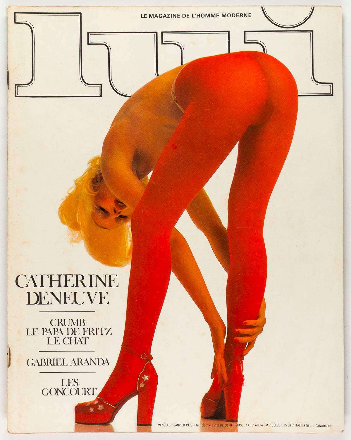 Donna Jordon HANS FEURER Catharine Deneuve R. Crumb Lui magazine