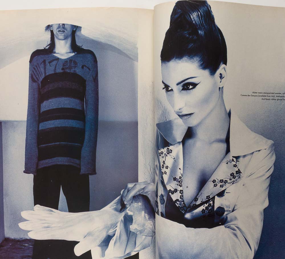 Linda Evangelista NAOMI CAMPBELL Steve Coogan JANE HORROCKS The Face May 1995