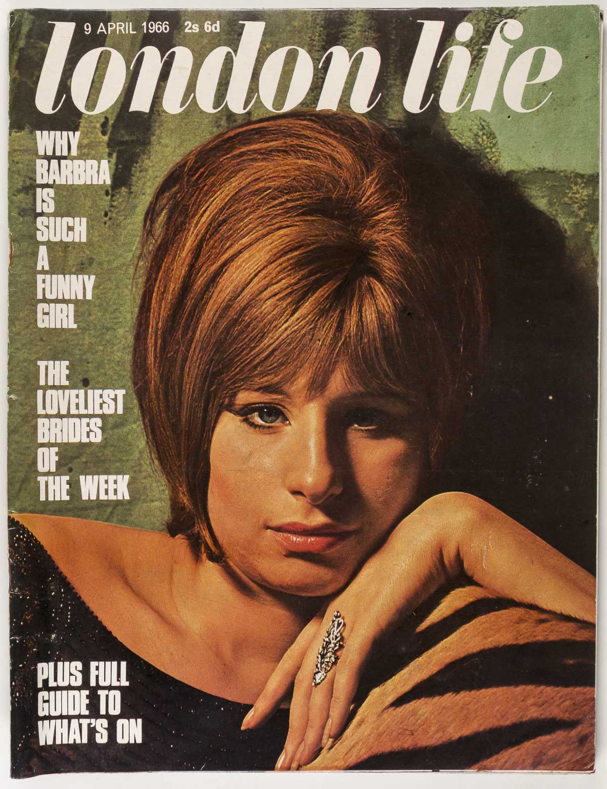 Barbra Streisand VANESSA REDGRAVE Film LONDON LIFE magazine April 1966