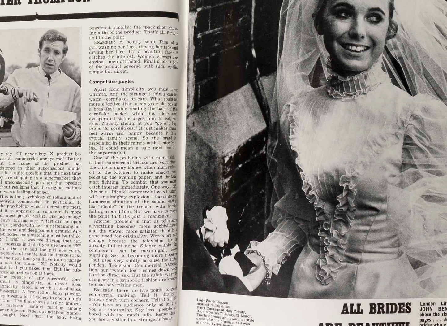Barbra Streisand VANESSA REDGRAVE Film LONDON LIFE magazine April 1966