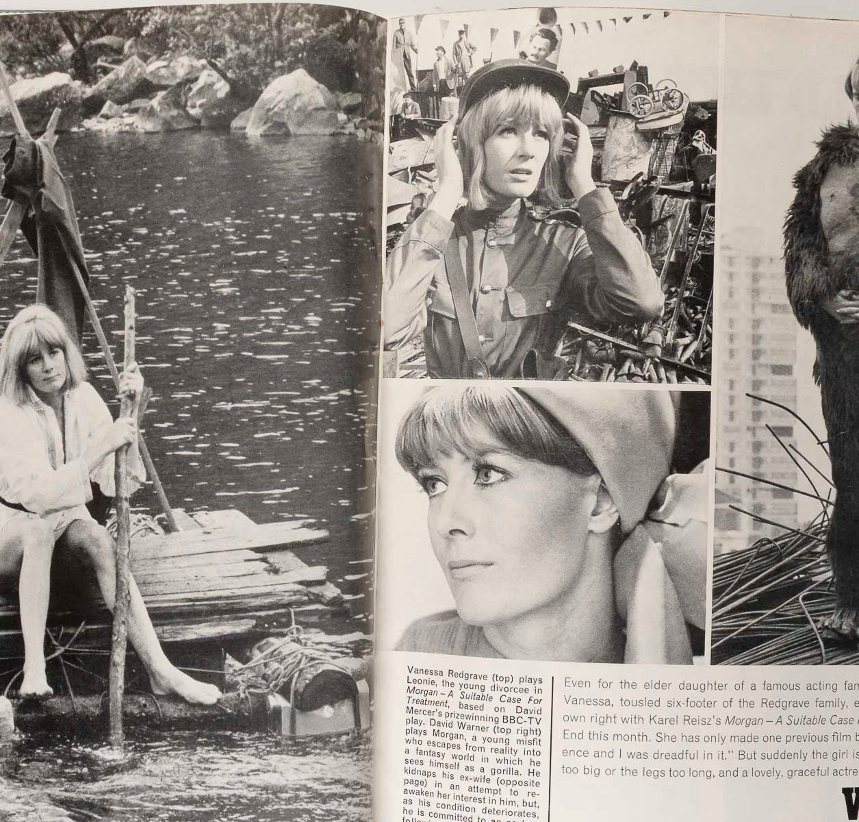 Barbra Streisand VANESSA REDGRAVE Film LONDON LIFE magazine April 1966