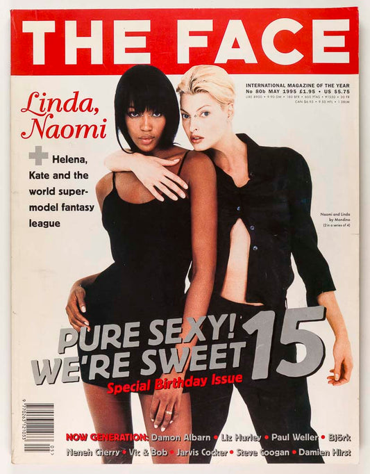 Linda Evangelista NAOMI CAMPBELL Steve Coogan JANE HORROCKS The Face May 1995