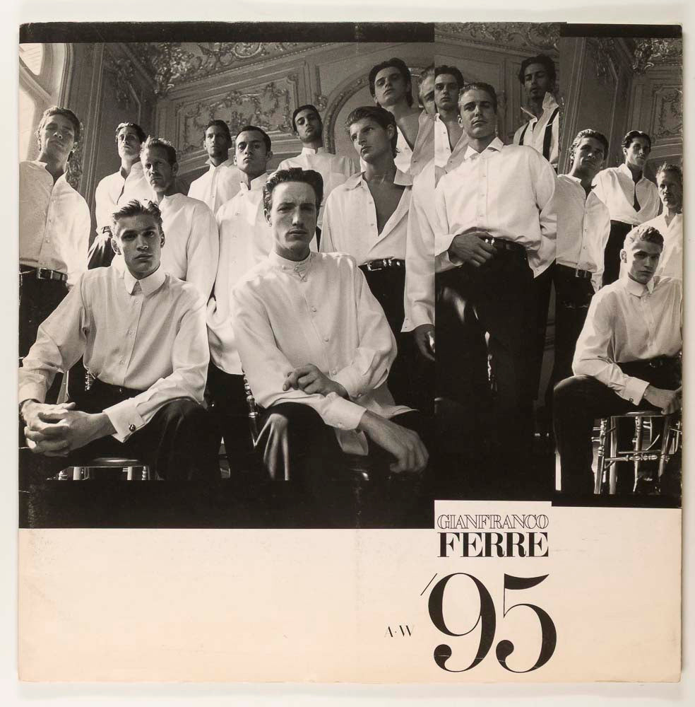 Hoyt Richards GIANFRANCO FERRE menswear lookbook 1995 Winter
