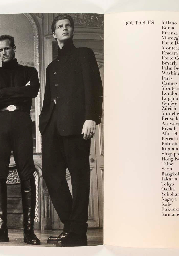 Hoyt Richards GIANFRANCO FERRE menswear lookbook 1995 Winter