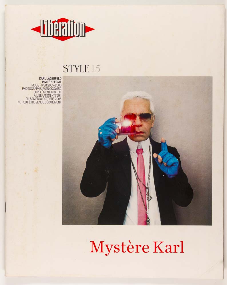KARL LAGERFELD Winter Fashion 2005 October 8 LIBERATION STYLE magazine