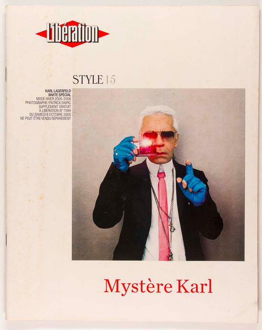 KARL LAGERFELD Winter Fashion 2005 October 8 LIBERATION STYLE magazine