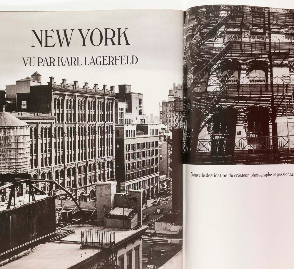 KARL LAGERFELD Winter Fashion 2005 October 8 LIBERATION STYLE magazine