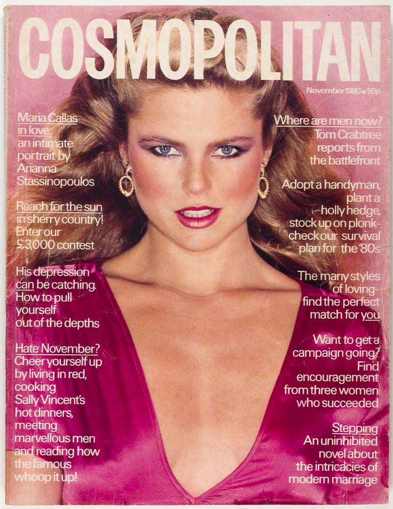 Christie Brinkley Maria Callas Cosmopolitan Magazine November 1980