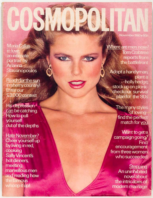 Christie Brinkley Maria Callas Cosmopolitan Magazine November 1980