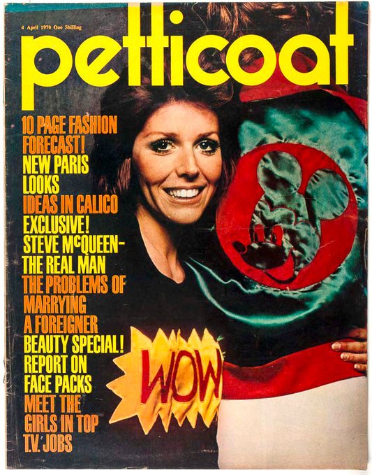 Steve McQueen WOW Jumper Petticoat Magazine April 4th 1970