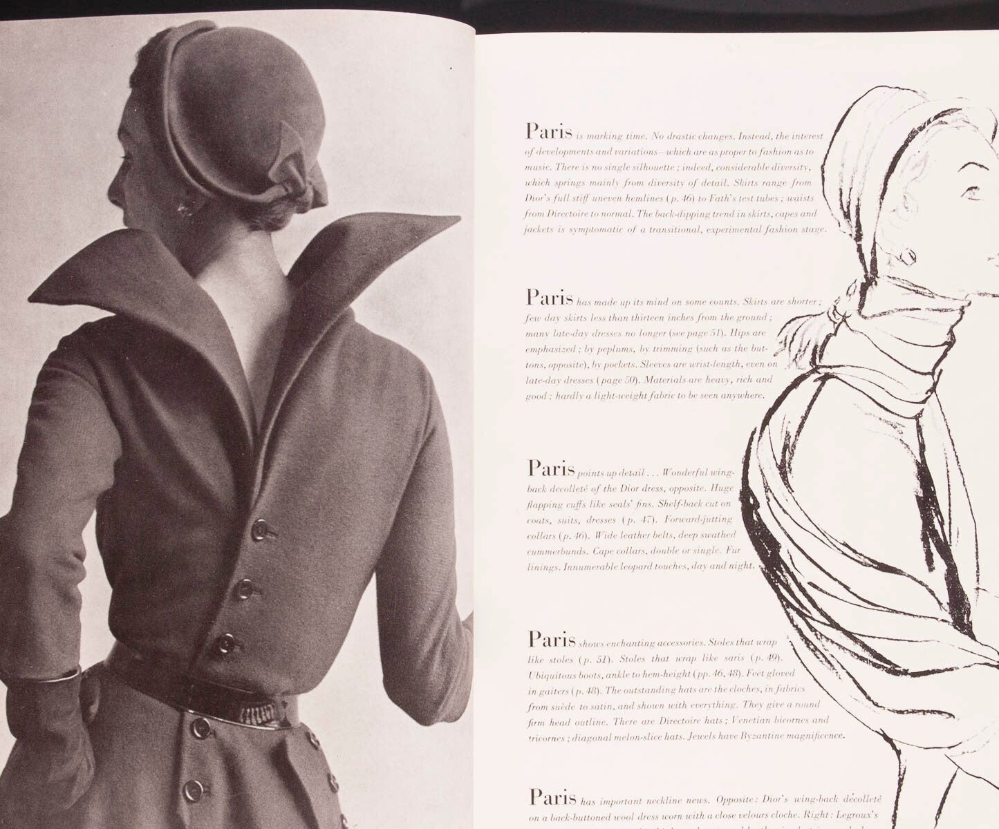 Jean Patchett IRVING PENN Cecil Beaton TOM KEOGH Vogue magazine October 1948 vtg