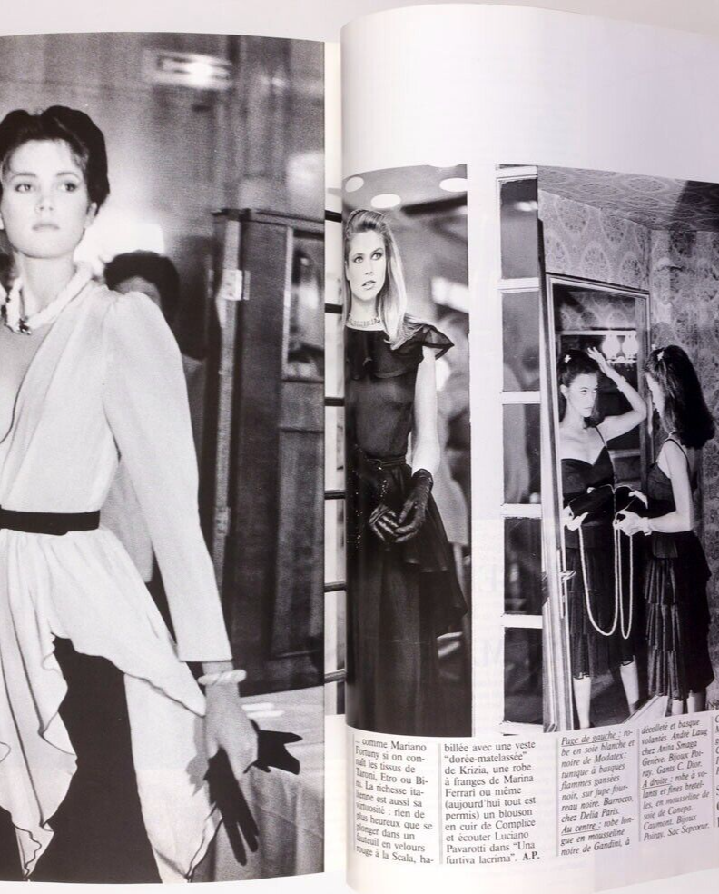 GIA CARANGI Horst HELMUT NEWTON Christie Brinkley PICASSO Carol Alt  PARIS VOGUE