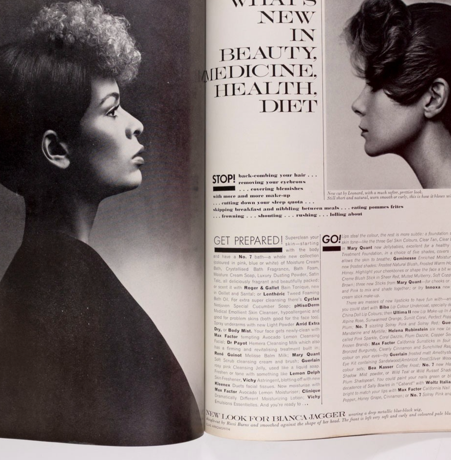 Ingmari Lamy PATTIE BOYD Peter Sellers VOGUE August 1972 Simon Ward GUY BOURDIN