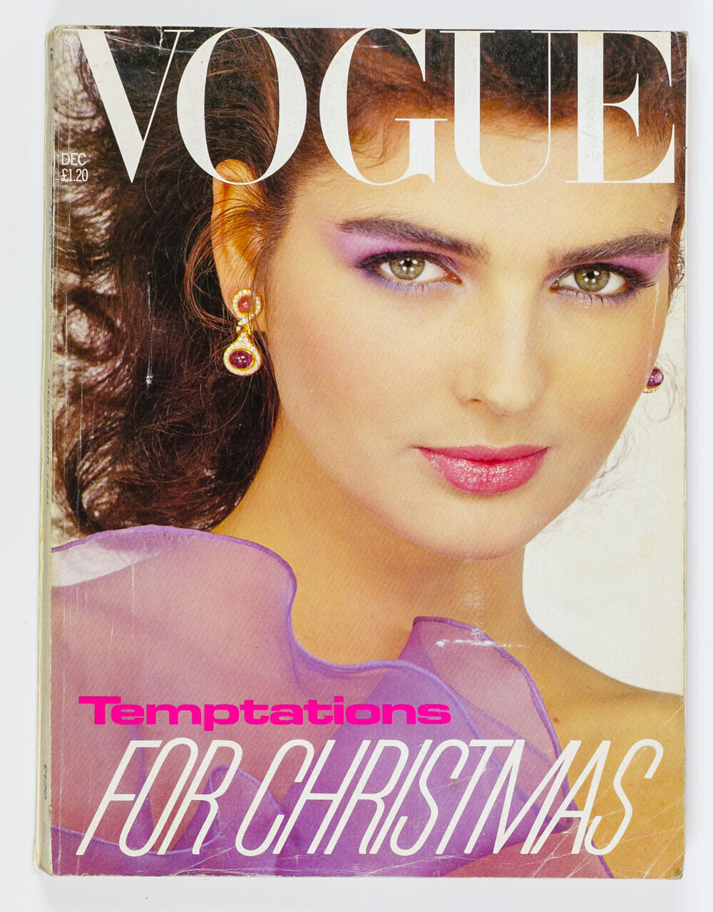 BRUCE WEBER Isabella Rossellini LADY DIANA Australia DONOVAN Dec XMAS 1981 VOGUE