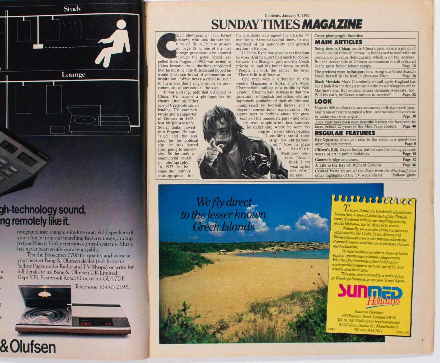 GRETA SCACCHI Julie Walters RICHARD GORDON Sunday Times 9 Jan 1983 Deyan Sudjic