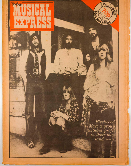 CHRISTINE McVIE Fleetwood Mac STEVIE NICKS Mick JOHN Rumours NME magazine 1970's