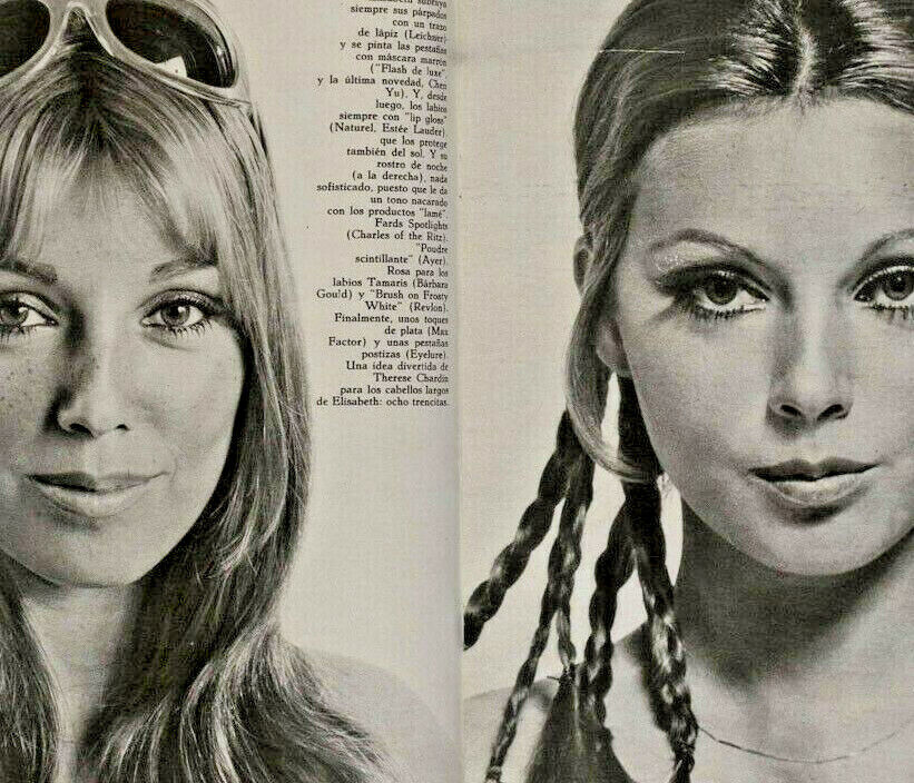 Francoise Hardy PACO RABANNE Sylvie Vartan BRIGITTE BARDOT ~ ELLE SPAIN magazine