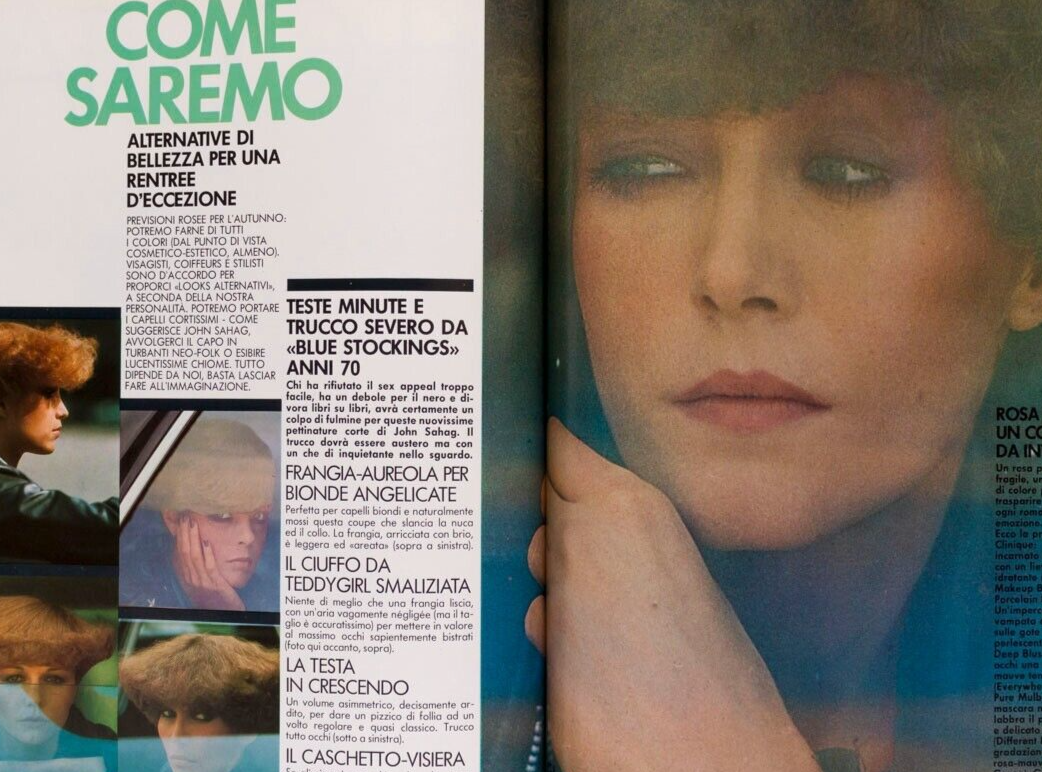 Laura Alvarez GIANNI VERSACE Antonio Lopez LAGERFELD Valentino YSL Armani  VOGUE
