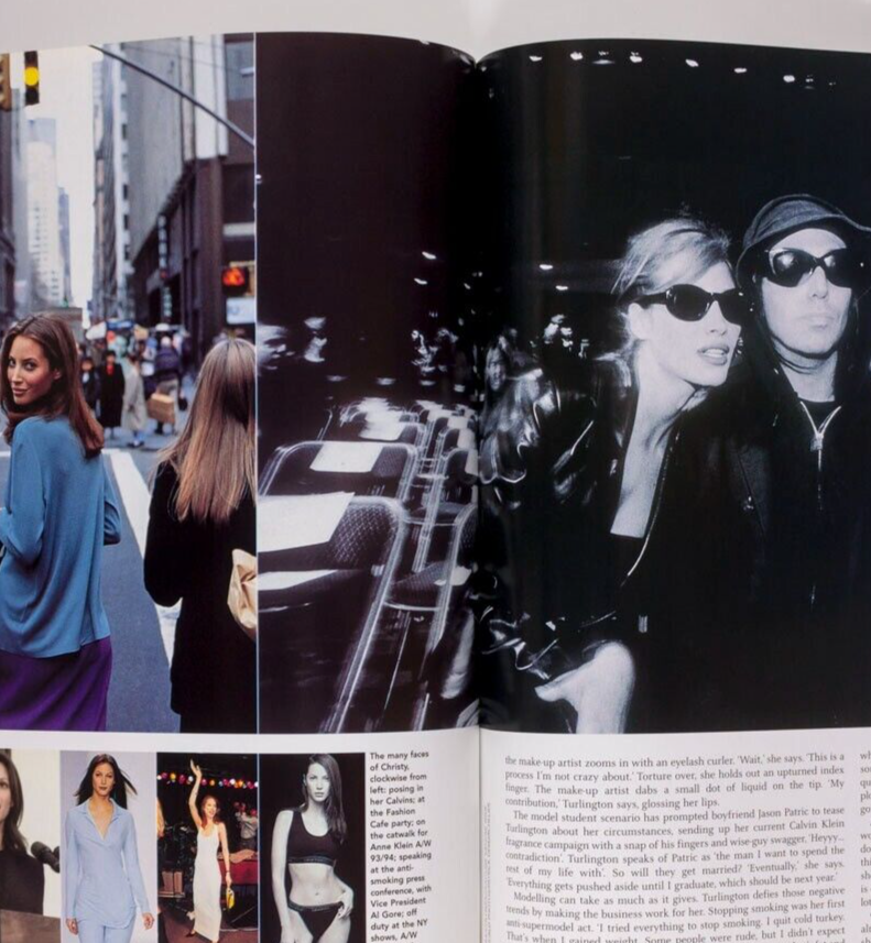 Christy Turlington CORDULA REYER Stella Tennant EMMA BALFOUR Frank magazine 1998