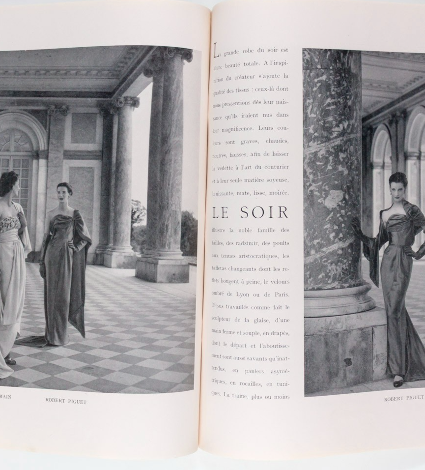 Carl Erickson BALENCIAGA Jean Cocteau PARIS VOGUE October 1948 Anouk Aimee GRES