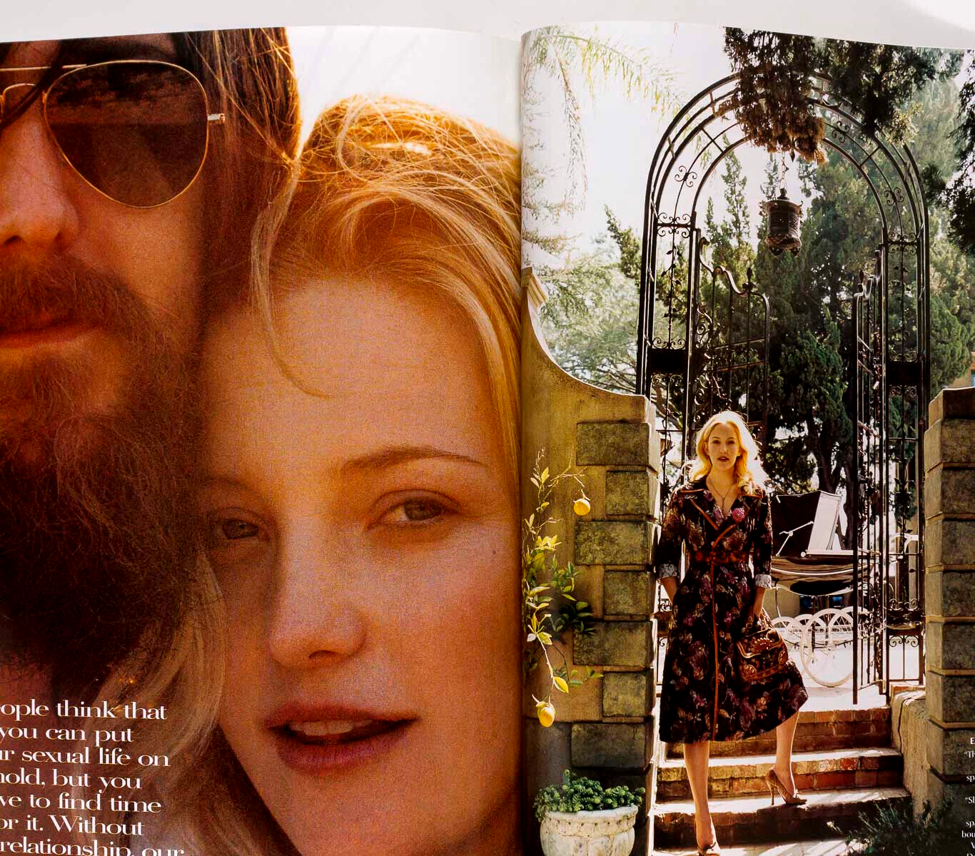KATE HUDSON The Black Crowes LIYA KEBEDE Vogue magazine June 2004 Nathan Lane US