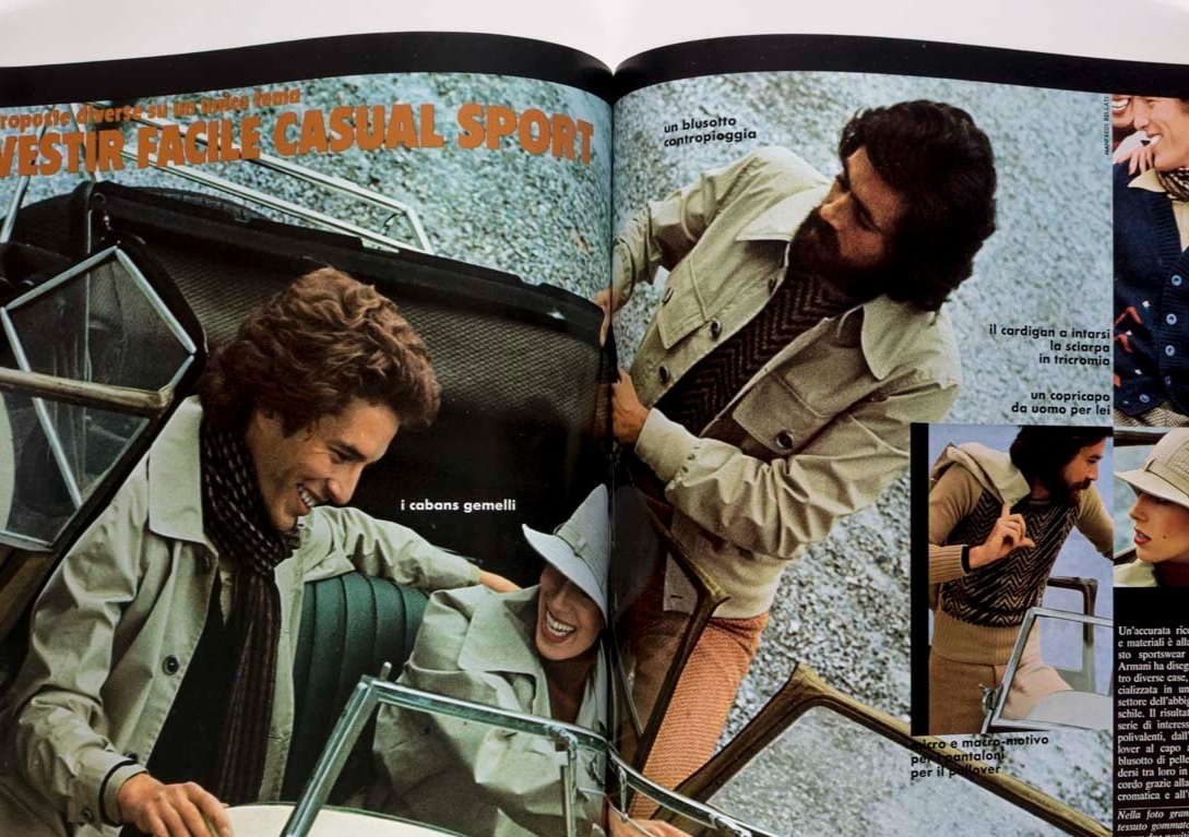 Helmut Berger JACQUES DE BASCHER Udo Kier  L'UOMO VOGUE October 1973  Toscani KL