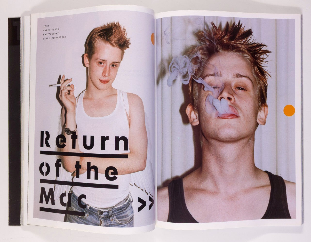 Macaulay Culkin JUSTIN TIMBERLAKE Asia Argento THE FACE magazine November 2002