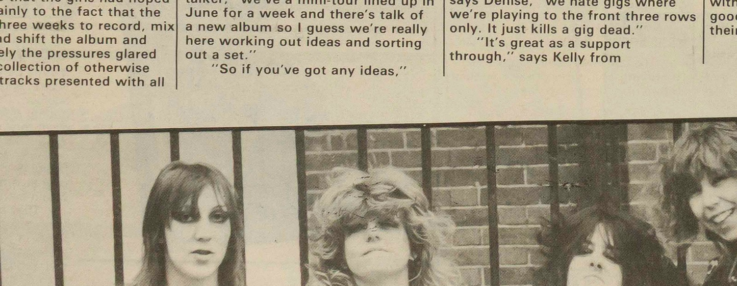 IRON MAIDEN Dave Murray GIRLSCHOOL George Martin PHIL EVERLY Soundmaker Jun 1983