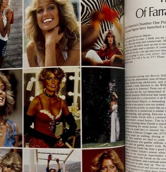 FARRAH FAWCETT David Hockney KRIS KRISTOFFERSON Laura Ashley UK Cosmopolitan VTG