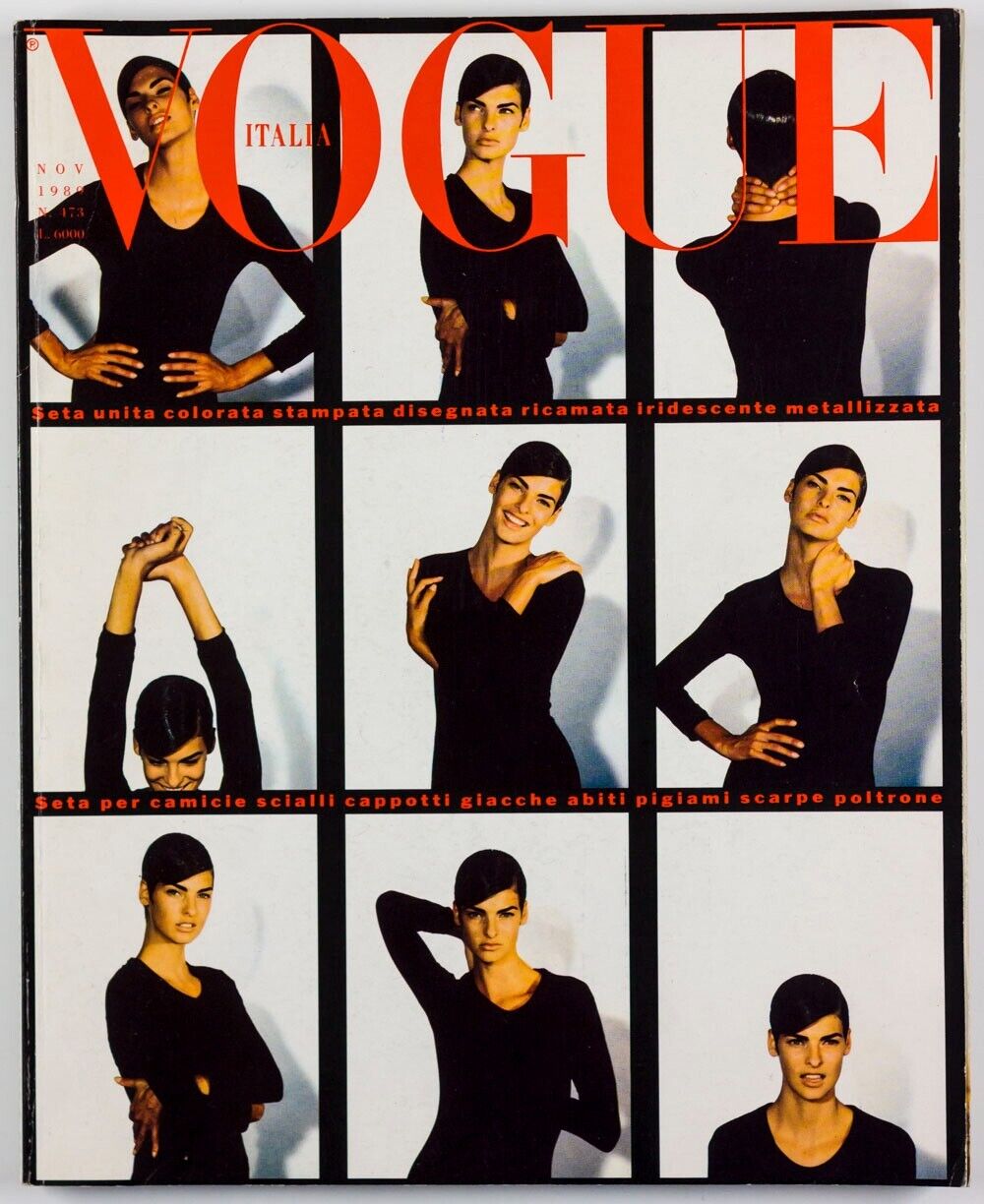 Linda Evangelista NAOMI CAMPBELL Cindy Crawford CLAUDIA SCHIFFER Vogue Italia IT