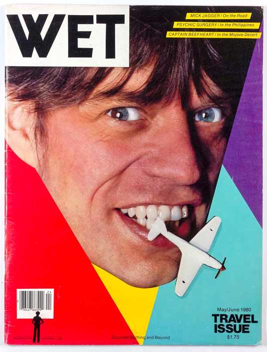 MICK JAGGER Rusty Schweickart CAPTAIN BEEFHEART Wet Gourmet Bathing magazine '80